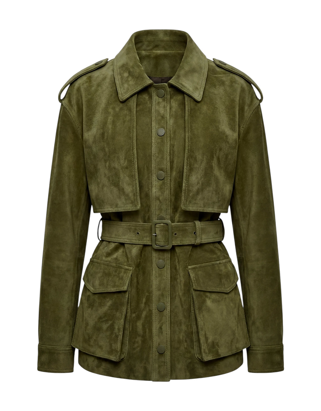 SUEDE SAFARI JACKET