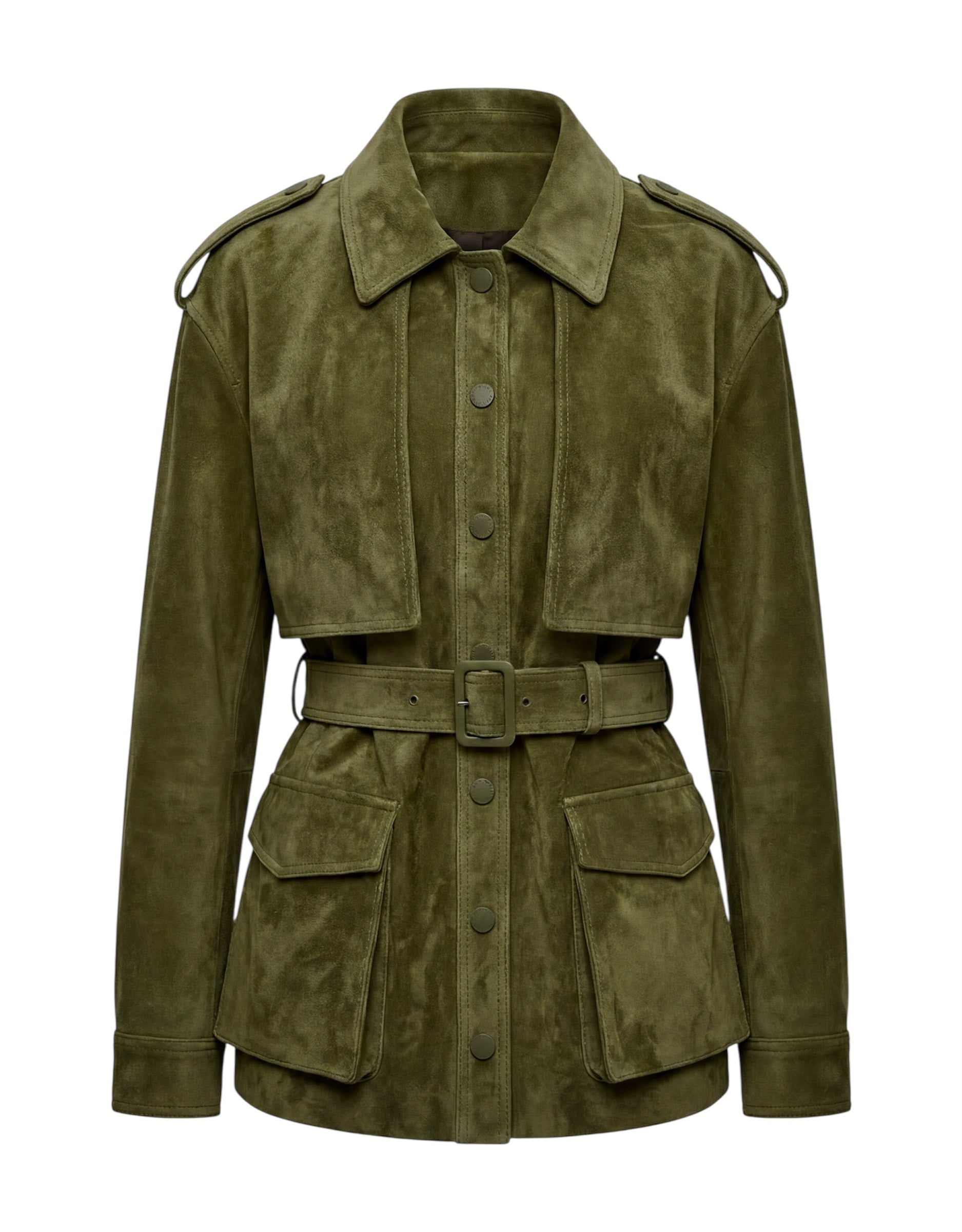 SUEDE SAFARI JACKET