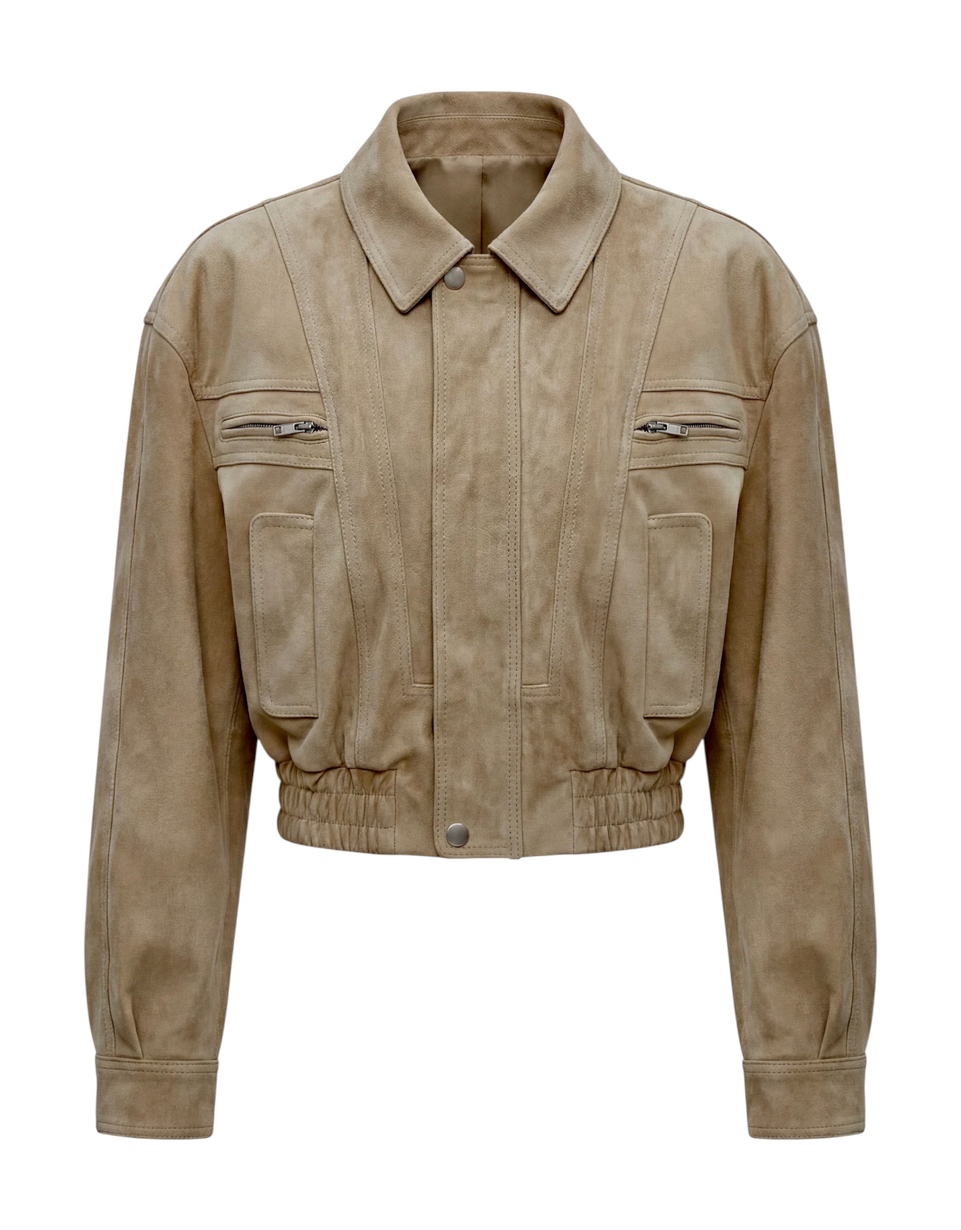 SUEDE BOMBER JACKET